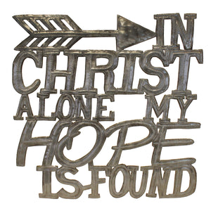 "In Christ Alone My Hope is Found" | Haitian Steel Metal Drum Art , Vineworks - Vineworks Fair Trade