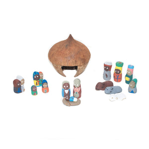 Nativity Set - Coconut & Clay , Vineworks - Vineworks Fair Trade