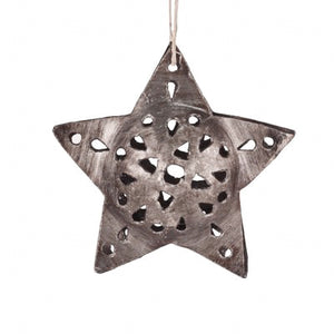 Metal Star Ornament , Vineworks - Vineworks Fair Trade