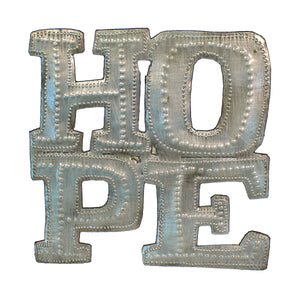 Square "Hope" Wall Art , Vineworks - Vineworks Fair Trade