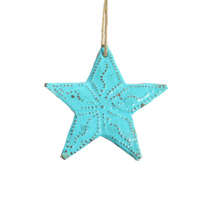 Metal Star - Blue , Vineworks - Vineworks Fair Trade