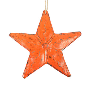 Metal Star - Orange , Vineworks - Vineworks Fair Trade