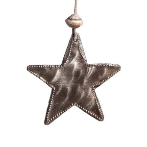 Mini Metal Star Ornament , Vineworks - Vineworks Fair Trade