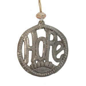 Round Word Ornament | Hope , Vineworks - Vineworks Fair Trade