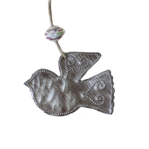 Mini Metal Dove Ornament , Vineworks - Vineworks Fair Trade